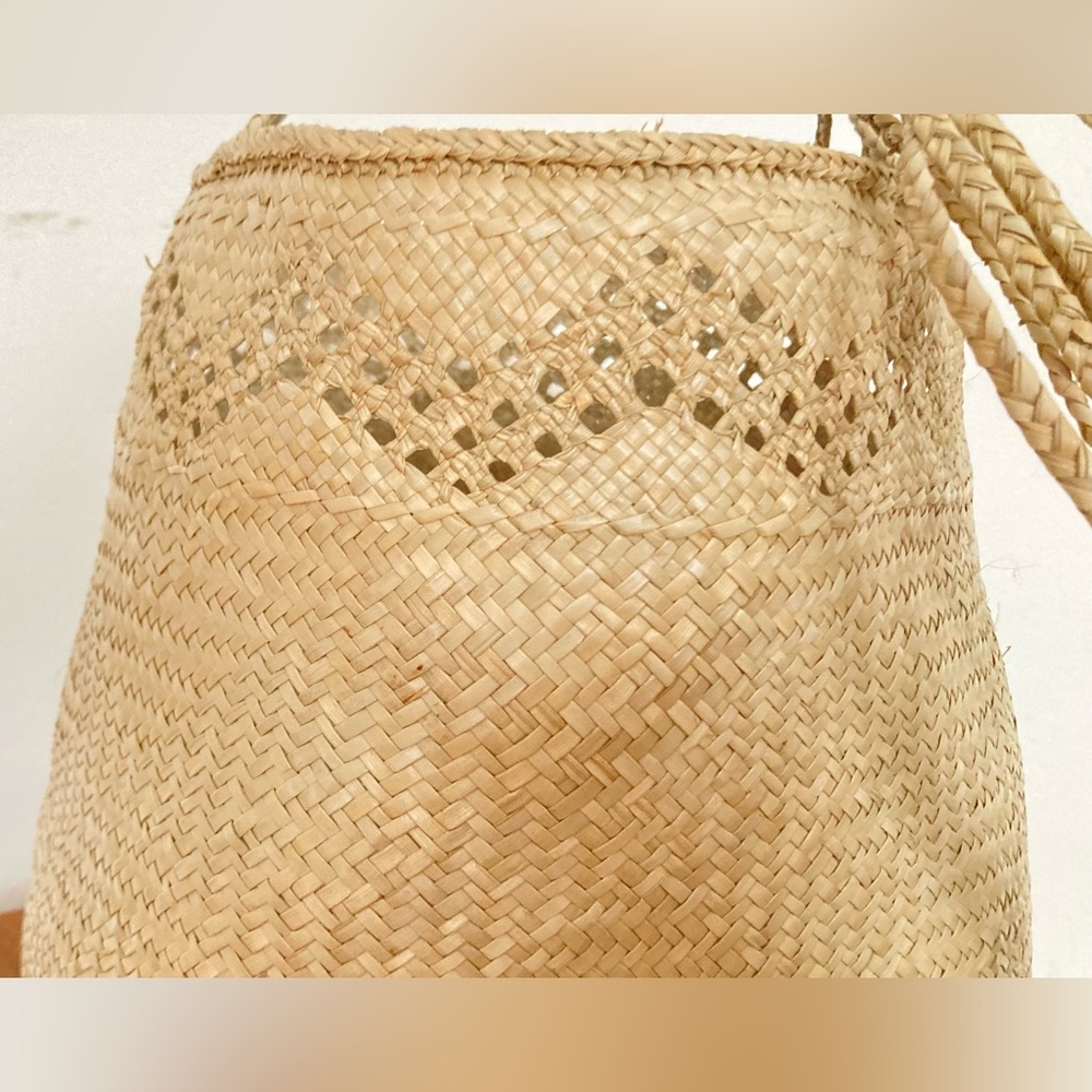 Carrying basket (Pentecost Island style) Handwoven from Vanuatu NEW - Picture 2 of 10